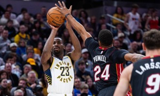 内姆布哈德29+6+9希罗21+7 步行者大胜热火迎2连胜